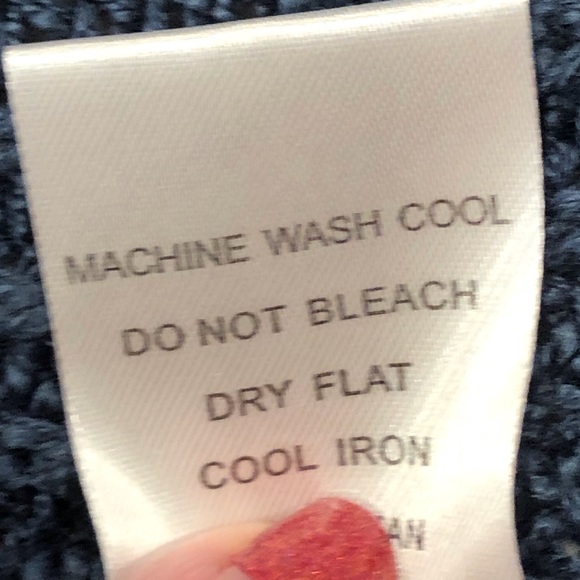 Stitches & Stripes Blue Cover Up Cardigan Layering Sweater, Size S - Picture 5 of 5